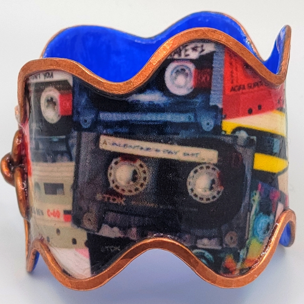 Retro Cassette Tape/Mixtape Bracelet